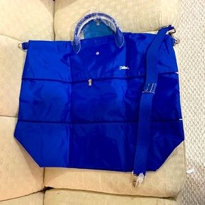 Longchamp le pliage Expandable travel bag Cobalt